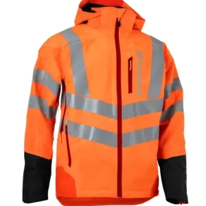 Regnjacka Husqvarna Technical Vent EN 20471, XL Rea