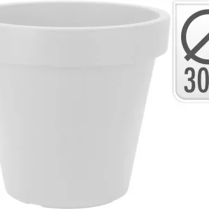 Vit kruka 30 cm Nyhet Beställ idag