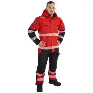 Nyhet VINTERBYXOR D112 AUSTIN FL.RÖD/SVART KL1 Trygg betalning