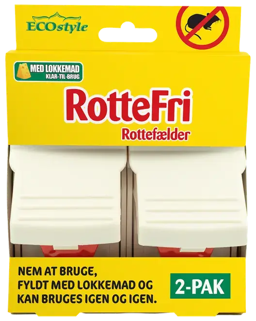 Råttfälla med bete 2-pack Handla nu