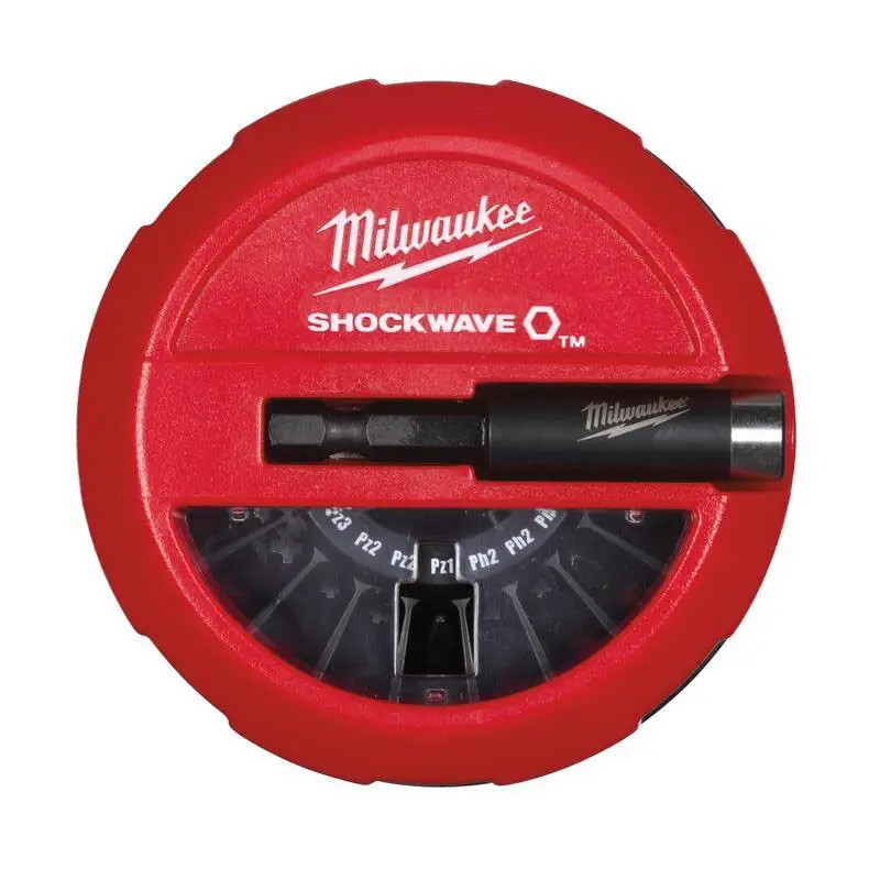 Reapris Köp Milwaukee Bitssats Shockwave, 15 delar -