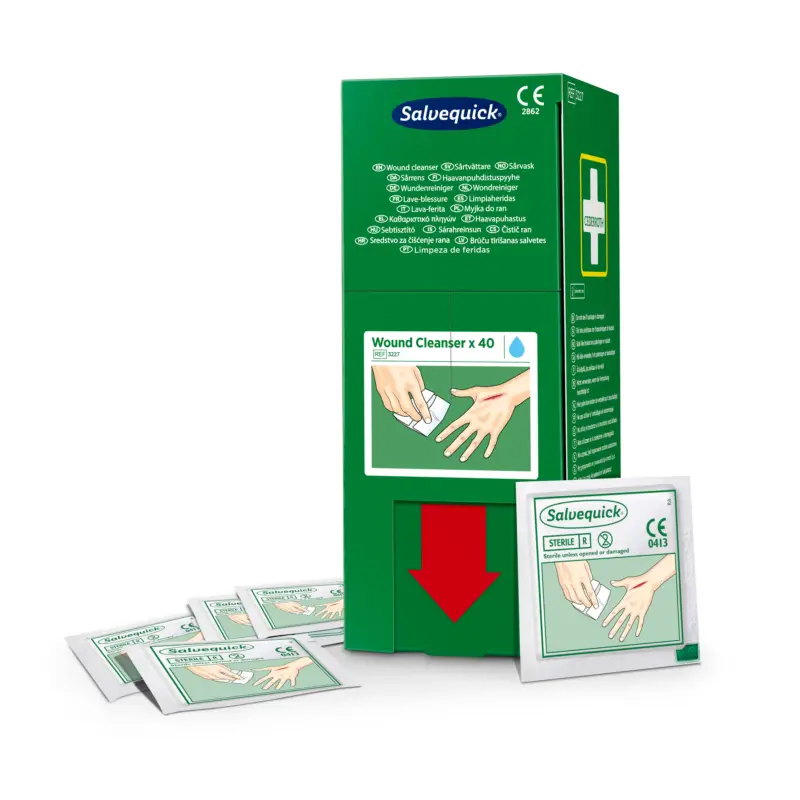 Beställ nu Köp Cederroth Sårtvättare Salveqick, 40-pack -