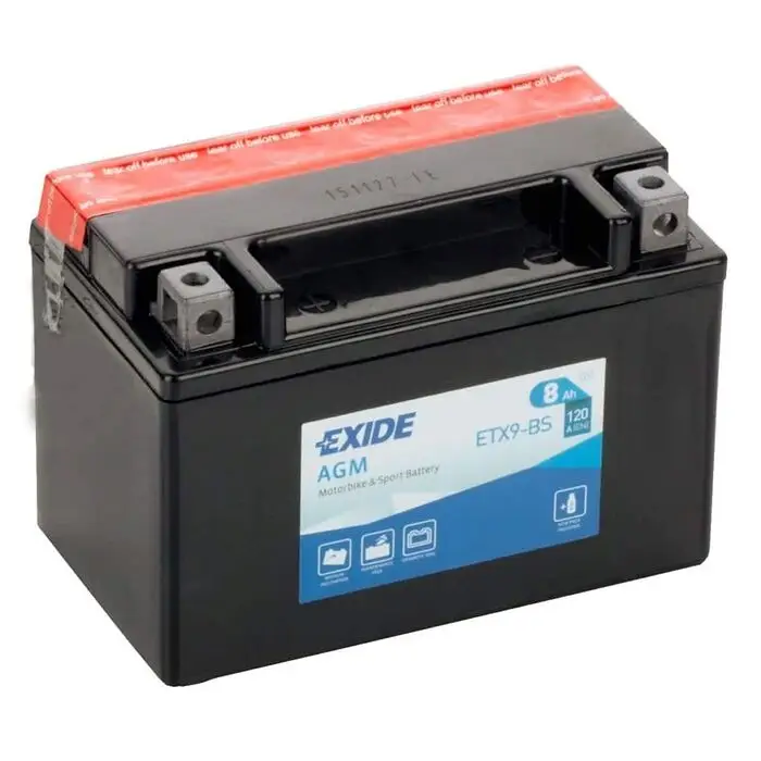 Endast idag Batteri Exide ETX9L-BS Polaris