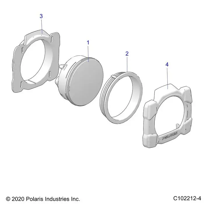 ASM-CLSTR CPIA3 ATV FLSH2 BLUE (3280631) Trygg betalning